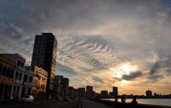 Cuba - Sunset over Havana's Malecon